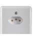 Conjunto Ilumi Stylus Branco Com Placa 2 Tomadas 2P+T. 10A. - 201200 Monobloco Conjunto Ilumi Stylus Branco Com Placa 2 Tomadas 2P+T. 10A. - 201200 Monobloco