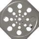 Grelha Aco Inox Quadrada Overtime 10X10Cm Com Fecho Grelha Aco Inox Quadrada Overtime 10X10Cm Com Fecho