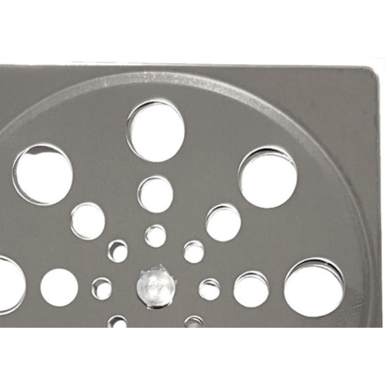 Grelha Aco Inox Quadrada Overtime 10X10Cm Com Fecho Grelha Aco Inox Quadrada Overtime 10X10Cm Com Fecho