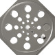 Grelha Aco Inox Quadrada Overtime 15X15Cm Com Fecho Grelha Aco Inox Quadrada Overtime 15X15Cm Com Fecho