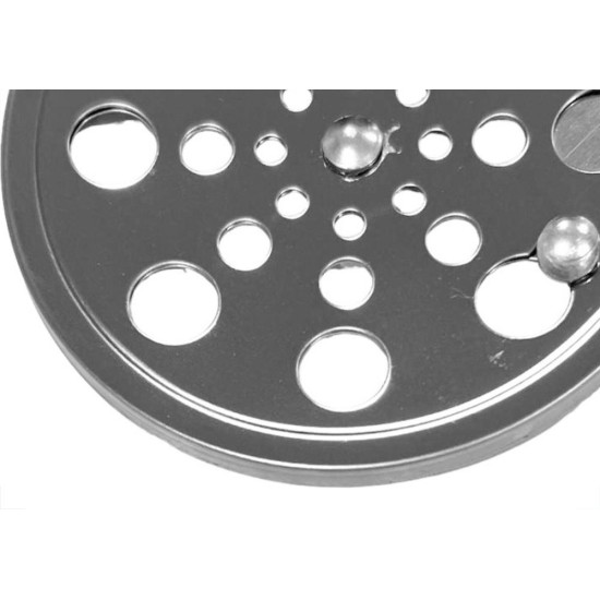Grelha Aco Inox Redonda Overtime 10X10Cm Com Fecho Grelha Aco Inox Redonda Overtime 10X10Cm Com Fecho