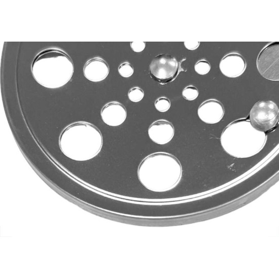 Grelha Aco Inox Redonda Overtime 15X15Cm Com Fecho Grelha Aco Inox Redonda Overtime 15X15Cm Com Fecho