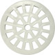 Grelha Plastica Redonda Branca Herc 10X10Cm - 2293 - Kit C/6 Pecas Grelha Plastica Redonda Branca Herc 10X10Cm - 2293 - Kit C/6 Pecas