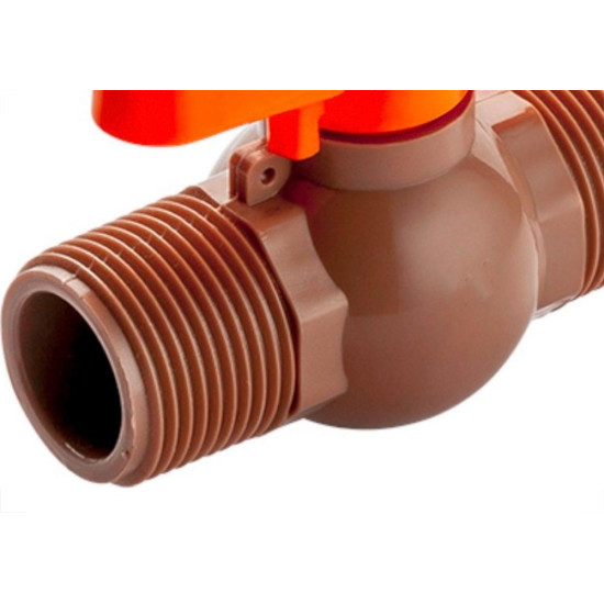 Registro Esfera Pvc Rosca Externa Herc 3/4'' Registro Esfera Pvc Rosca Externa Herc 3/4''