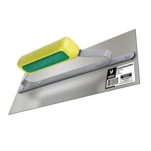 Desempenadeira Aco Inox Galo 306 Cabo Fechado 12 X29Cm Verde/Amarela Desempenadeira Aco Inox Galo 306 Cabo Fechado 12 X29Cm Verde/Amarela