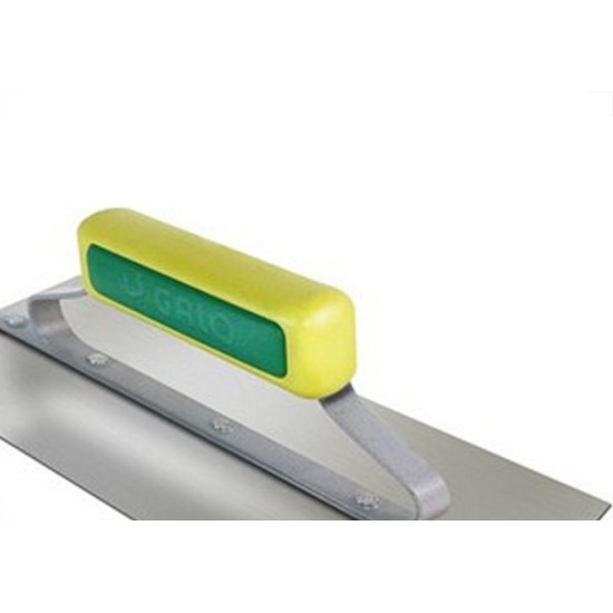 Desempenadeira Aco Inox Galo 306 Cabo Fechado 12 X29Cm Verde/Amarela Desempenadeira Aco Inox Galo 306 Cabo Fechado 12 X29Cm Verde/Amarela