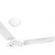 Ventilador Teto Venti-Delta 3 Pas Branco Com Globo 220V. Ventilador Teto Venti-Delta 3 Pas Branco Com Globo 220V.