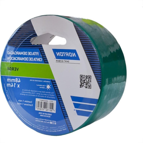 Fita Demarcacao Solo Norton Verde 48Mm X 14M