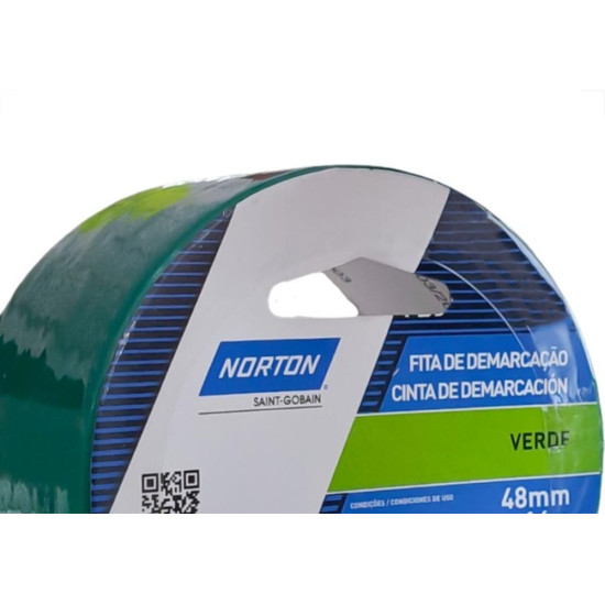 Fita Demarcacao Solo Norton Verde 48Mm X 14M