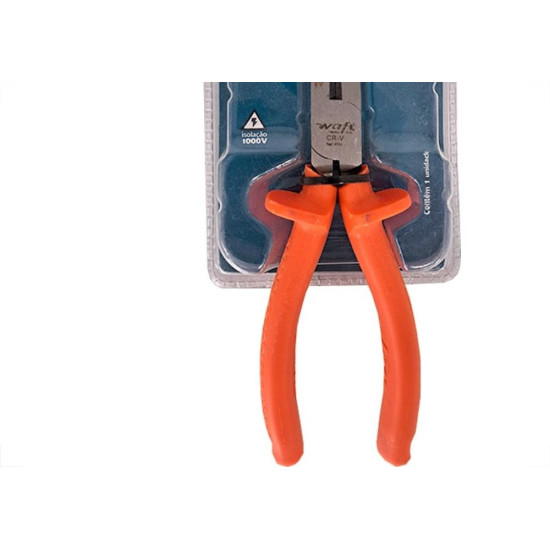 Alicate Bico Meia Cana Waft 6'' Isolado 1000V. - 6230 Alicate Bico Meia Cana Waft 6'' Isolado 1000V. - 6230