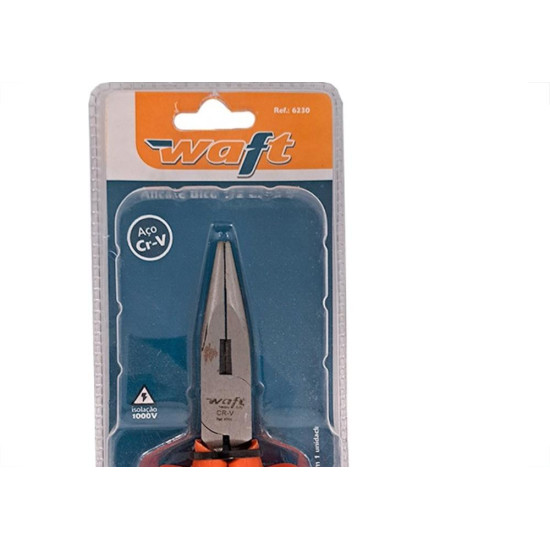 Alicate Bico Meia Cana Waft 6'' Isolado 1000V. - 6230 Alicate Bico Meia Cana Waft 6'' Isolado 1000V. - 6230