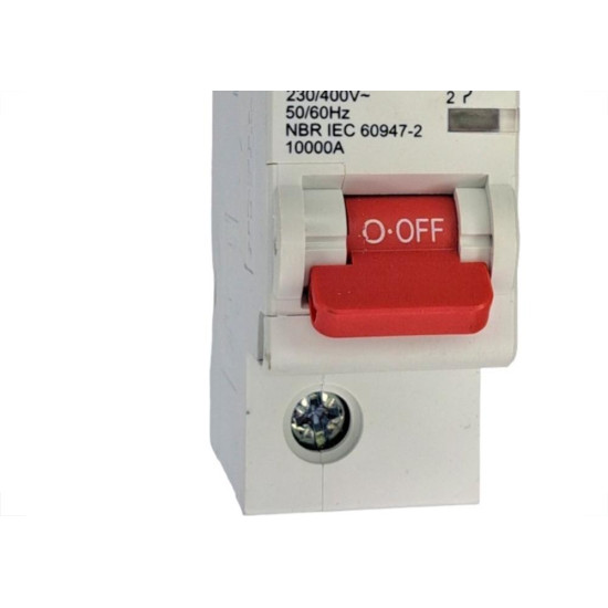 Kit C/4 - Disjuntor Steck ''Din'' Unipolar 80A. C Kit C/4 - Disjuntor Steck ''Din'' Unipolar 80A. C
