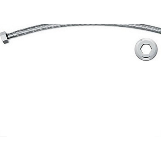 Engate Flexivel Malha Inox Alta Pressao Unifix 40Cm Engate Flexivel Malha Inox Alta Pressao Unifix 40Cm