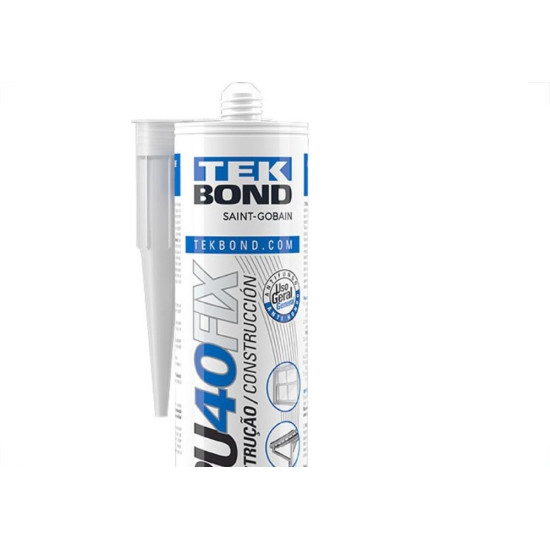 Cola Pu40Fix Tekbond Branco 387G/280Ml Cola Pu40Fix Tekbond Branco 387G/280Ml