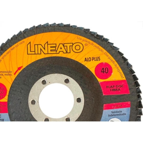 Disco Flap Lineato Itambe 4.1/2'' - Grao 40 Disco Flap Lineato Itambe 4.1/2'' - Grao 40