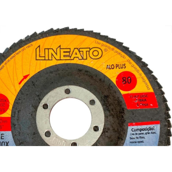 Disco Flap Lineato Itambe 4.1/2'' - Grao 80 Disco Flap Lineato Itambe 4.1/2'' - Grao 80