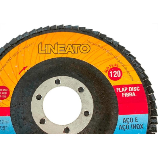 Disco Flap Lineato Itambe 4.1/2'' - Grao 120