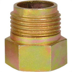 Aumento Garden Zamac Amarelo 1/2'' Curto - 10857E