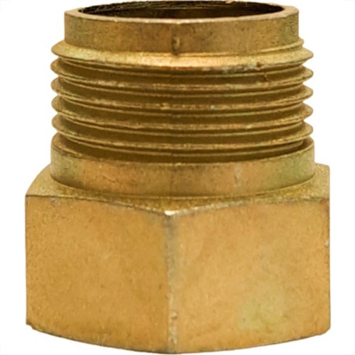 Aumento Garden Zamac Amarelo 3/4'' Curto - 10860E