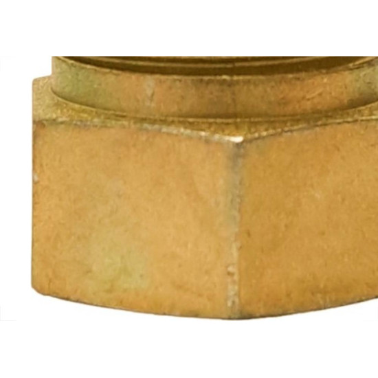 Aumento Garden Zamac Amarelo 3/4'' Curto - 10860E