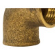 Joelho Latao Amarelo Metais Rei 90º 3/4X1/2'' Joelho Latao Amarelo Metais Rei 90º 3/4X1/2''