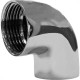 Joelho Latao Cromado Metais Rei 90º 3/4X1/2'' Joelho Latao Cromado Metais Rei 90º 3/4X1/2''