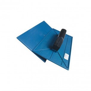 Desempenadeira Pvc Emave Azul Lisa 15 X26Cm . / Kit C/ 6 Peca