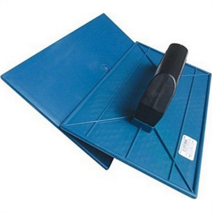 Desempenadeira Pvc Emave Azul Lisa 15 X26Cm . / Kit C/ 6 Peca