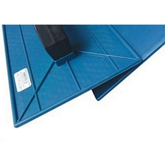 Desempenadeira Pvc Emave Azul Lisa 15 X26Cm - Kit C/6 Pecas