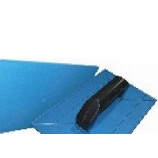 Desempenadeira Pvc Emave Azul Lisa 22 X34Cm - Kit C/6 Pecas Desempenadeira Pvc Emave Azul Lisa 22 X34Cm - Kit C/6 Pecas