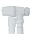 Sifao Copo Horizontal Sanfonado Extensivel Censi Branco ( Pia - Tanque - Lavatorio ) - 7167