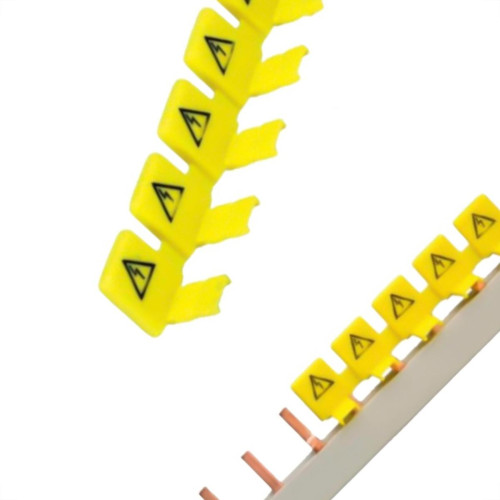 Isolador Fase Steck Amarelo Com 5 Polos - S682003 - Kit C/10 Pecas Isolador Fase Steck Amarelo Com 5 Polos - S682003 - Kit C/10 Pecas
