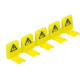 Isolador Fase Steck Amarelo Com 5 Polos - S682003 - Kit C/10 Pecas Isolador Fase Steck Amarelo Com 5 Polos - S682003 - Kit C/10 Pecas