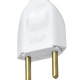 Pino Macho Flp 2 Polos 10A. Oco Branco - Kit C/10 Pecas Pino Macho Flp 2 Polos 10A. Oco Branco - Kit C/10 Pecas