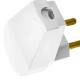 Pino Prensa Cabo Flp 2 Polos 10A. Branco - Kit C/10 Pecas Pino Prensa Cabo Flp 2 Polos 10A. Branco - Kit C/10 Pecas
