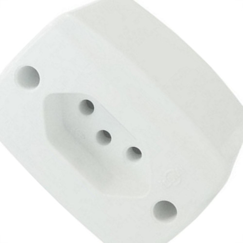 Tomada Externa Ilumi 2P+T. 10A Retangular 16516 - Kit C/10 Pecas Tomada Externa Ilumi 2P+T. 10A Retangular 16516 - Kit C/10 Pecas
