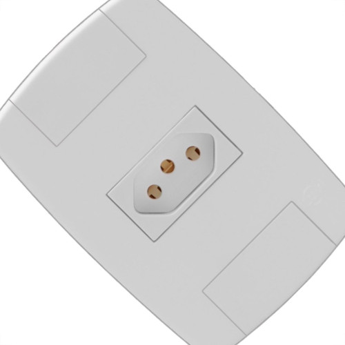 Conjunto Ilumi Lev Modular Com Placa 1 Tomada 2P+T. 10A. - 87140 Conjunto Ilumi Lev Modular Com Placa 1 Tomada 2P+T. 10A. - 87140