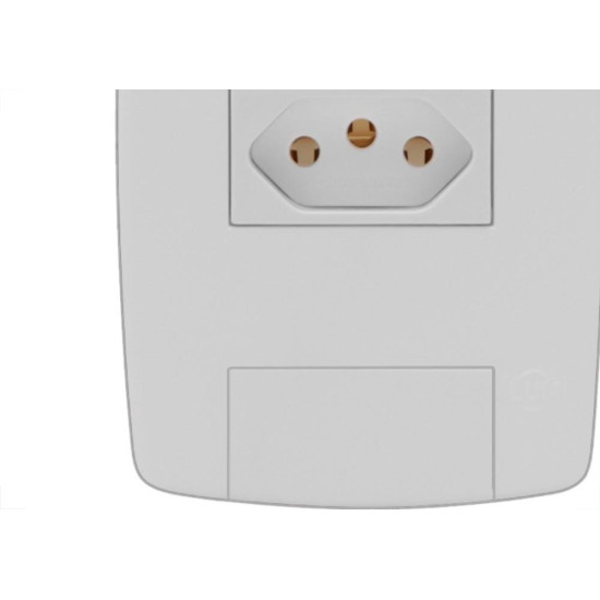 Conjunto Ilumi Lev Modular Com Placa 1 Tomada 2P+T. 10A. - 87140 Conjunto Ilumi Lev Modular Com Placa 1 Tomada 2P+T. 10A. - 87140