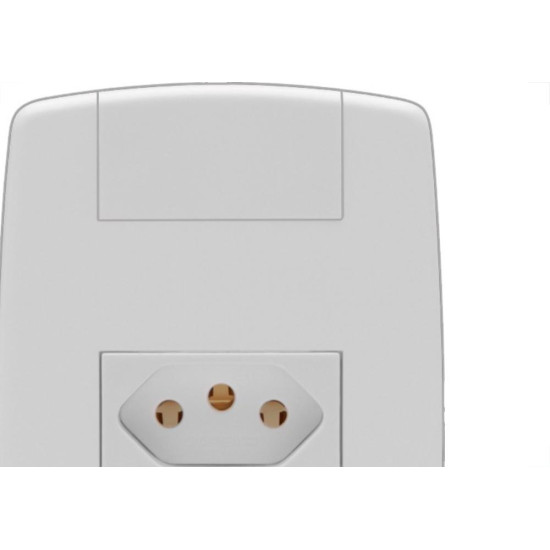 Conjunto Ilumi Lev Modular Com Placa 1 Tomada 2P+T. 10A. - 87140 Conjunto Ilumi Lev Modular Com Placa 1 Tomada 2P+T. 10A. - 87140
