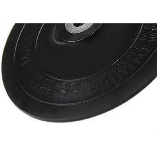 Disco Borracha Roma 7''Flexivel Para Esmerilhadeira