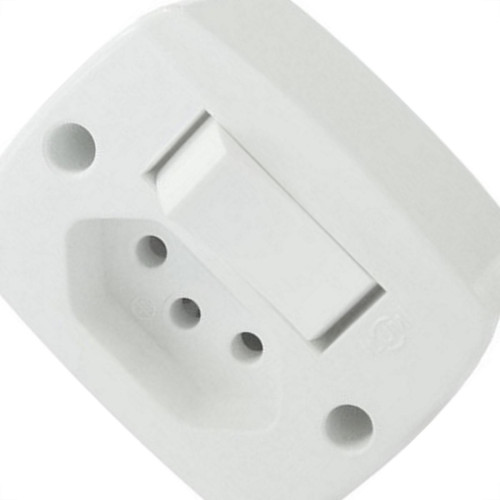 Interruptor Externo Ilumi Retangular + Tomada 2P+T. 10A. 16544 - Kit C/10 Pecas Interruptor Externo Ilumi Retangular + Tomada 2P+T. 10A. 16544 - Kit C/10 Pecas