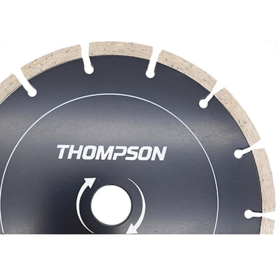 Disco Diamantado Thompson Segmentado Seco 180Mm X 22,23Mm - 7''- 1375 Disco Diamantado Thompson Segmentado Seco 180Mm X 22,23Mm - 7''- 1375