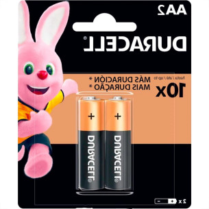 Pilha Duracell Alcalina Pequena Aa Cartela Com 2 Pecas