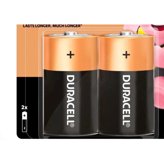 Pilha Duracell Alcalina Grande D Cartela Com 2 Pecas Pilha Duracell Alcalina Grande D Cartela Com 2 Pecas
