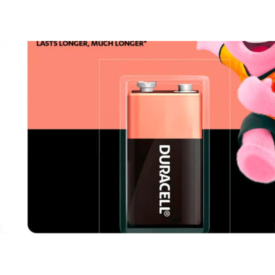Pilha Duracell Alcalina Bateria 9V. Cartela Com 1 Peca Pilha Duracell Alcalina Bateria 9V. Cartela Com 1 Peca