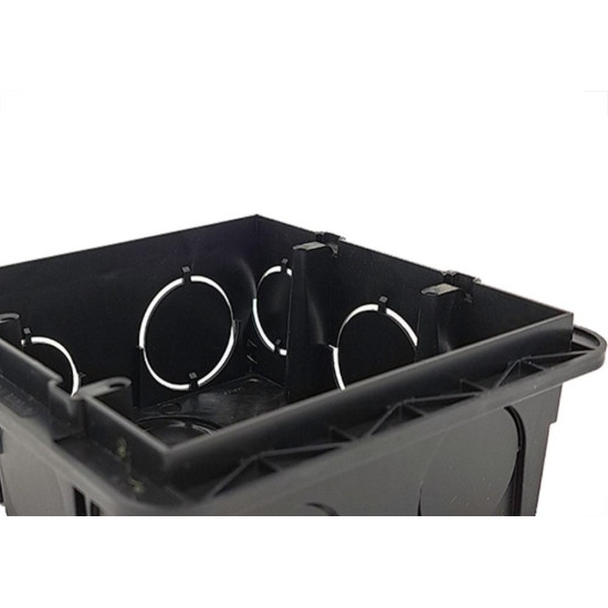 Caixinha De Luz Pvc Pial Legrand Preta 4X4 - Kit C/16 Pecas