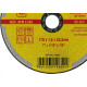 Disco Aco Inox Starrett - 7''X1/6''X7/8'' - Fino 1,6Mm - Dac180-24 - Kit C/12 Pecas Disco Aco Inox Starrett - 7''X1/6''X7/8'' - Fino 1,6Mm - Dac180-24 - Kit C/12 Pecas
