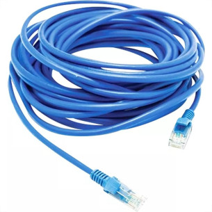 Cabo De Rede/Informatica Interned Azul 10M Com Conector Rj45