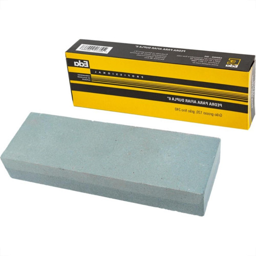 Pedra Afiar Retangular Eda Dupla Face 6'' - 3Ve Pedra Afiar Retangular Eda Dupla Face 6'' - 3Ve