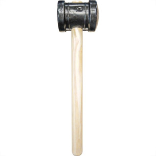 Martelo De Borracha Preto Mil Kits 80Mm M201